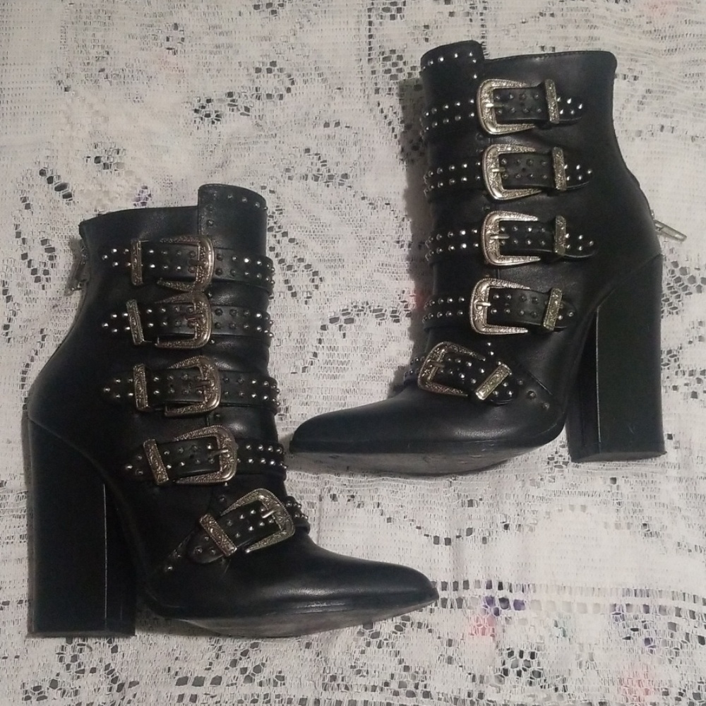 Steve Madden Buckle Booties